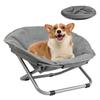 Washable Dog Bed with Removable Cushion for Outdoor Perfect for Camping or Keeping Your Pet Off the Foldable, Pillow-top Use, Ground.