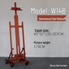 Adjustable Beech Wood Easel: Floor & Tabletop Folding Stand for Sketching & Oil Painting