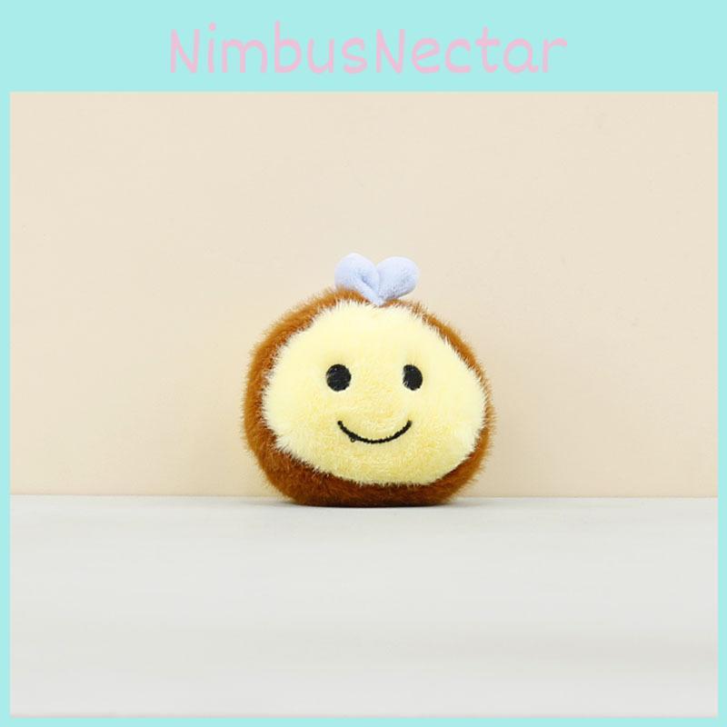 Little Bee Plush Keychain Keyring Cartoon Toy Doll Bag Pendant Doll Children