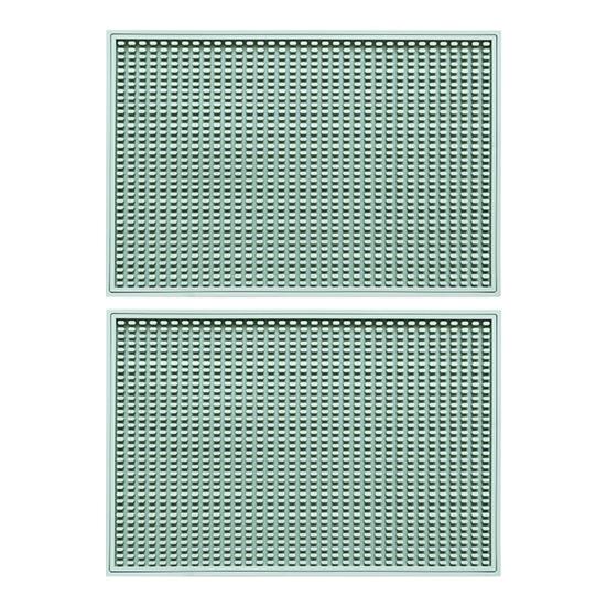 2ks silikonové protiskluzové odtokové barové podložky Moderní minimalistický design izolovaná podložka pro sklenice na víno šetrná k životnímu prostředí