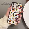 Japanese Cuisine Sushi Food Phone Case for iPhone 17 Air 15 16 16e 11 12 13 14 Pro Max Plus Coque Fundas Shell