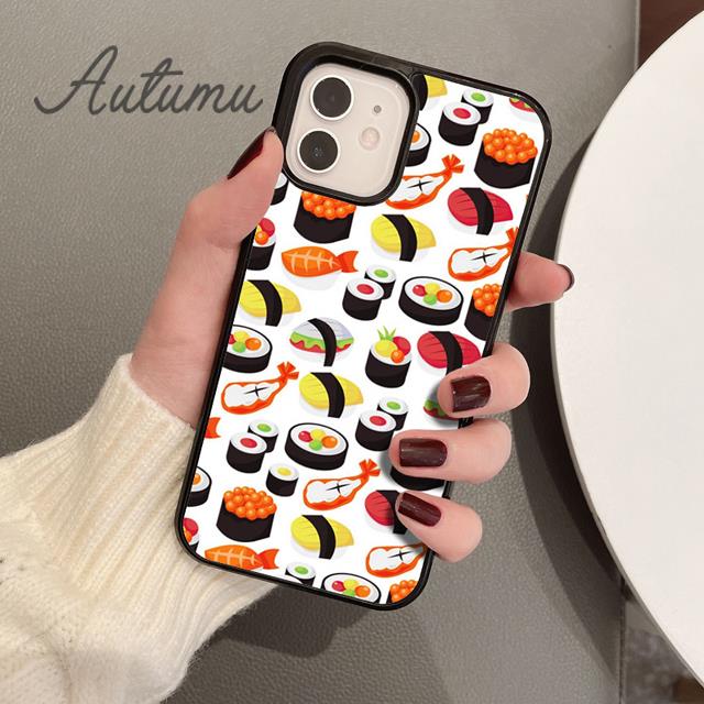 Japanese Cuisine Sushi Food Phone Case for iPhone 17 Air 15 16 16e 11 12 13 14 Pro Max Plus Coque Fundas Shell