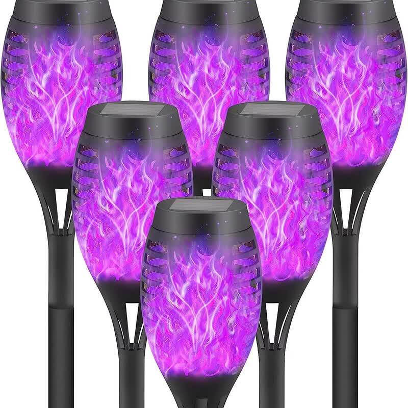 Outdoor Solar Flame Garden Lights