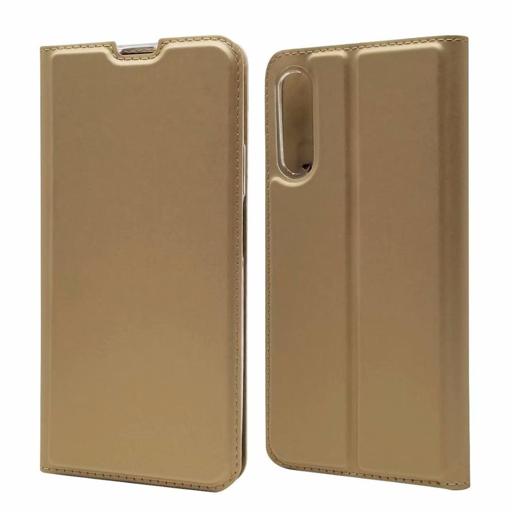 Applicable to Samsung Note20 leather case A55 foreign trade solid color voltage suction card bracket A20 anti-drop protective case