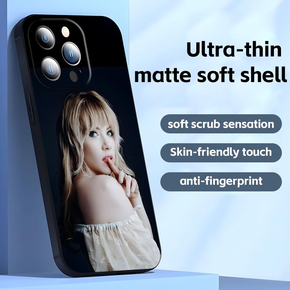 singer carly rae jepsen (0) Phone Case For iPhone17 16 16e 15 14 13 12 11 Plus Mini Pro Max Soft black Shockproof Cover