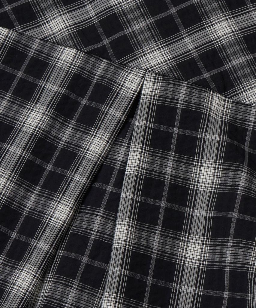 Masateu Vintage Gemstone Check Shirt _ Black