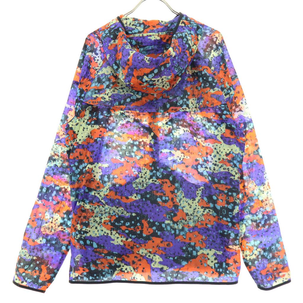 Beauty Products NIKE Multicolor Long Sleeve Nylon Jacket S Blue Hoodie Men's Used