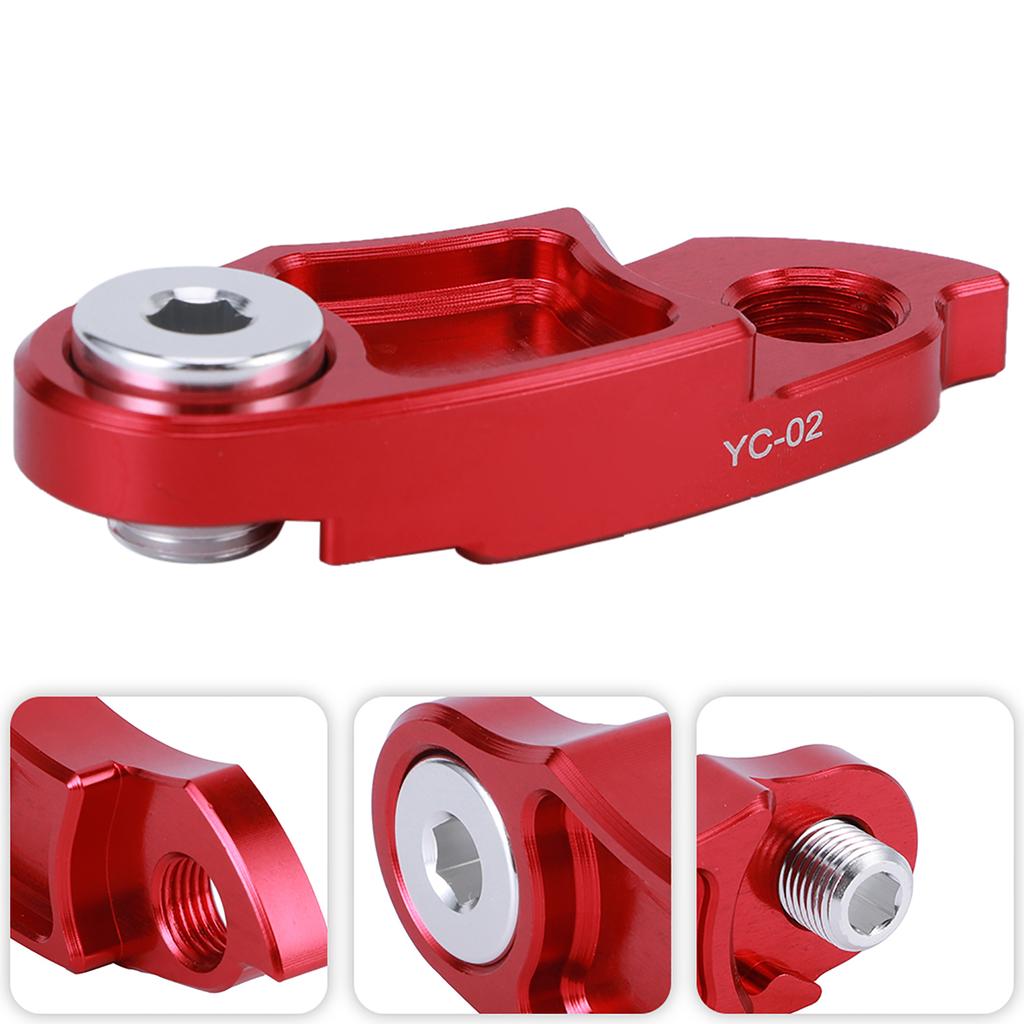 YC 02 Fahrrad Schaltwerkverlängerung Schaltauge Mountain Road Fahrrad Aufhänger Verlängerung rot