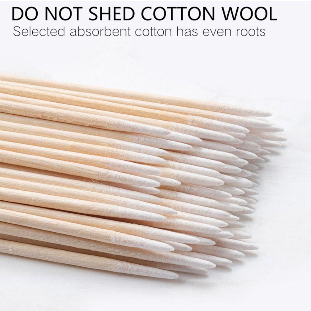Tattoo Supplies Disposable Cotton Swabs Cleaning Stick Micro Brushes Wood Cotton Buds Swabs