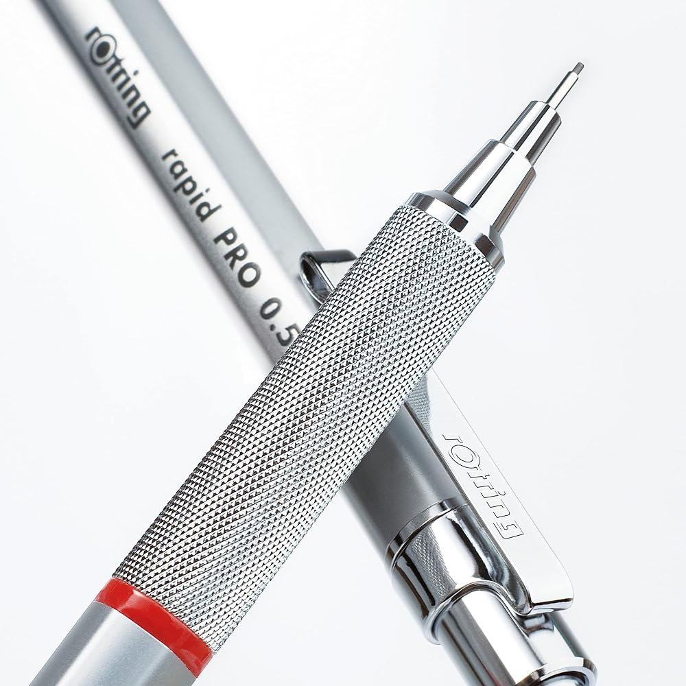 Rotring (Rotring) Mechanical Pencil Rapid Pro 0.5mm Silver 1904-255 [Genuine Japanese]