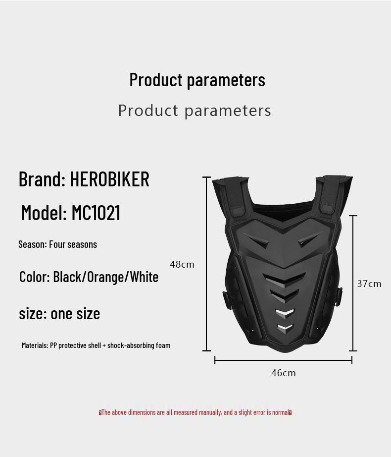 Motorcycle Off-road Chest Protector Armor - Anti-fall Gear for Riders