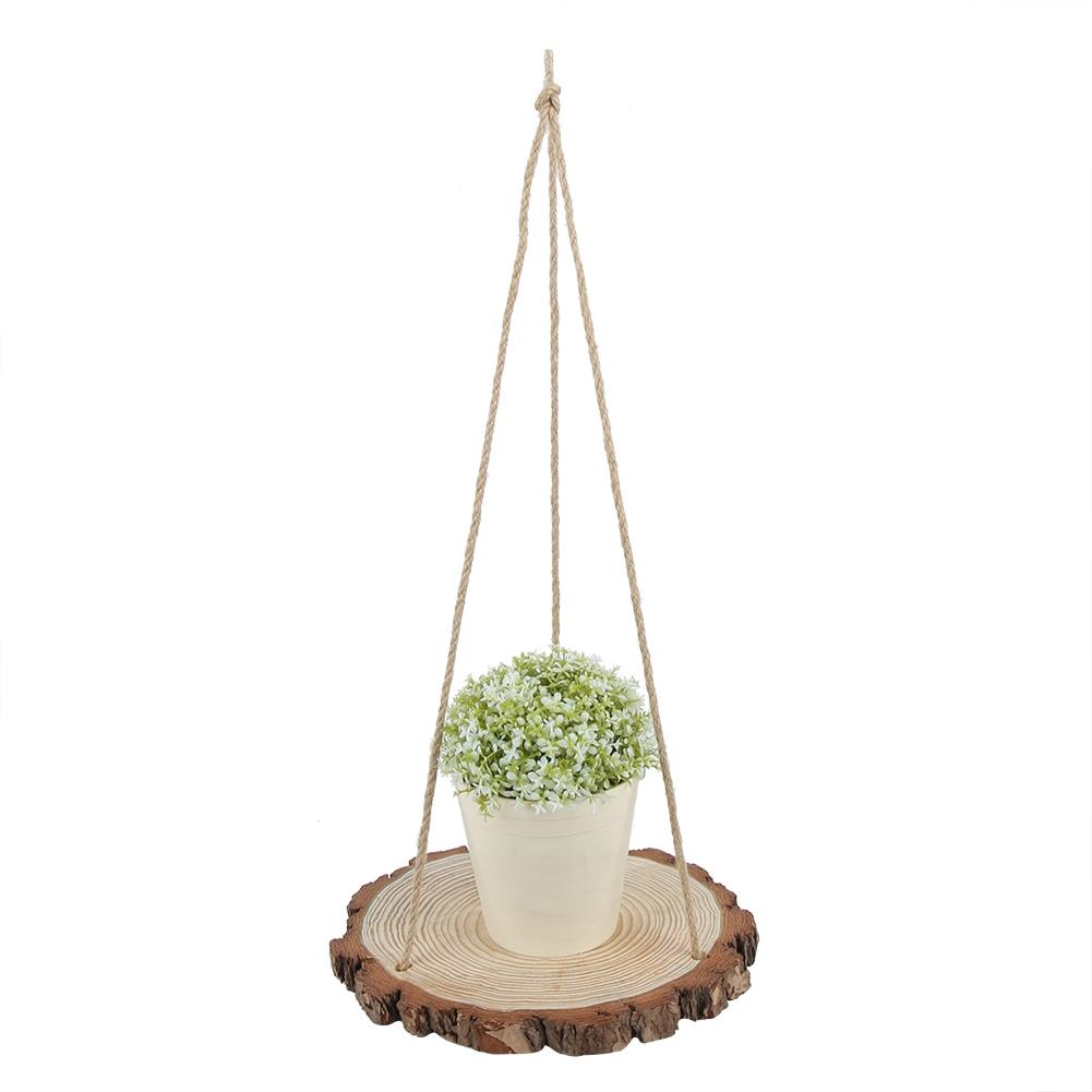 Pátio Doméstico Retro Vantage Prateleira de Plantas Penduradas Rack de Exibição de Plantas Decoração de Casa