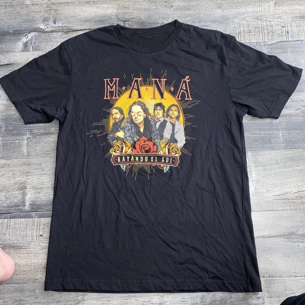 

Vintage Maná Band Rayando El Sol Tour Shirt Unisex Concert S to 5XL EL347 Unisex T-Shirt XXXXL