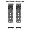 4* 21700 External Battery Pack Transparent Power Bank Holder Battery Storage Box  Travel Use