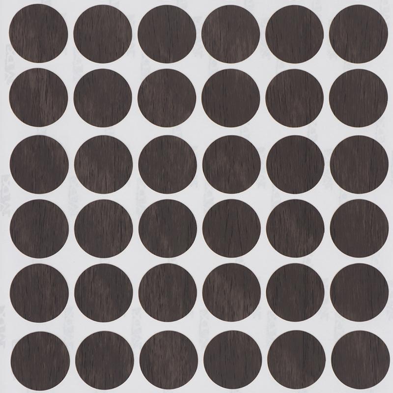 54 Stuks 21 Mm Meubel Zelfklevende Schroefkapjes Rond Hout Ambacht Bureau Kast Lade Kunst Decoratieve Sticker