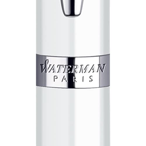 Waterman Official Metropolitan Oil-Based Ballpoint Pen Luxury Brand Gift Essential White CT S0920960
