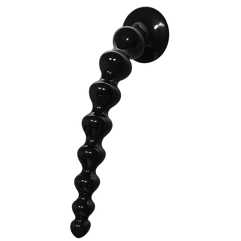 Ifukens Anal Extra Long Anal Dildo with Suction Silicone Anal Anal Vibrator for 36cm Beads, 8-Strand Beads, Plug, Cup, Plug, Pearls, Women, Beginners,