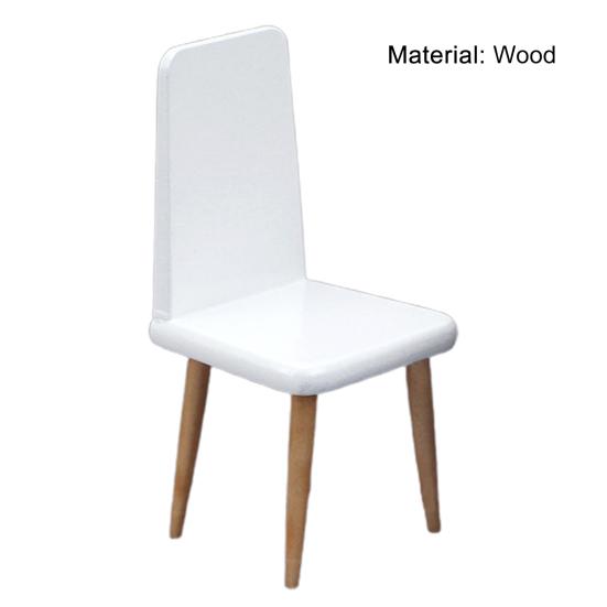 Dollhouse Chair Multi-purpose Good Craftsmanship Wood Dollhouse Modern Style Chair for 1/12 Doll House