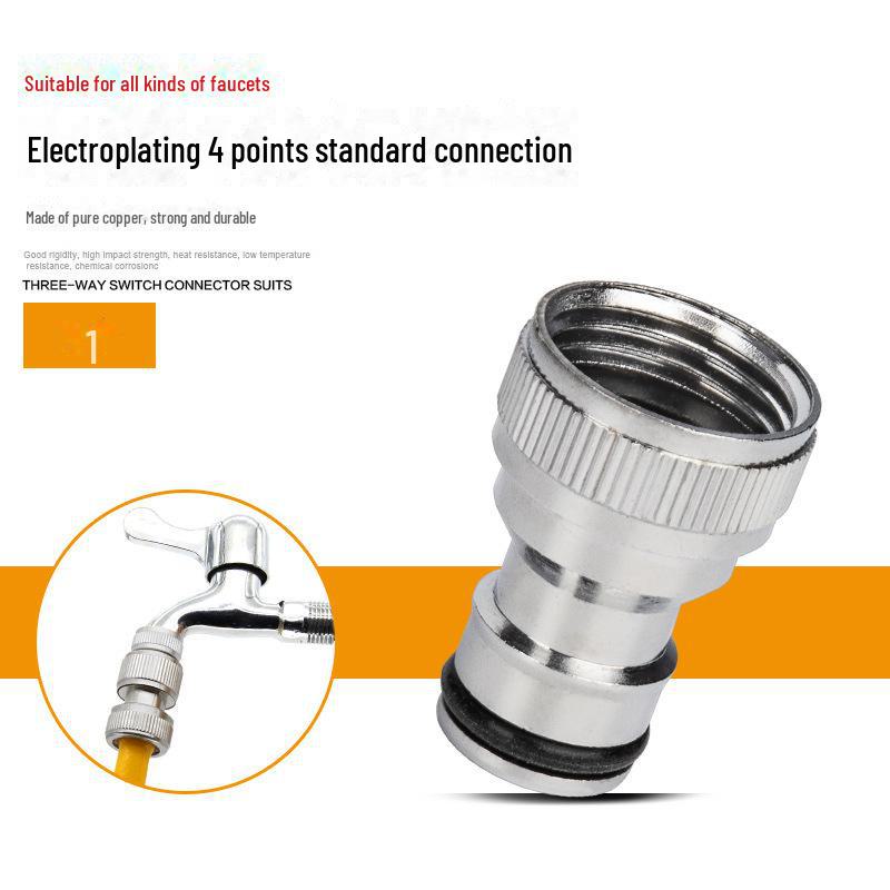 Multi-Function Quick Connector Set: 3/4 & 6 Point Water Gun and Faucet Accessories for Car Wash and Washing Machines