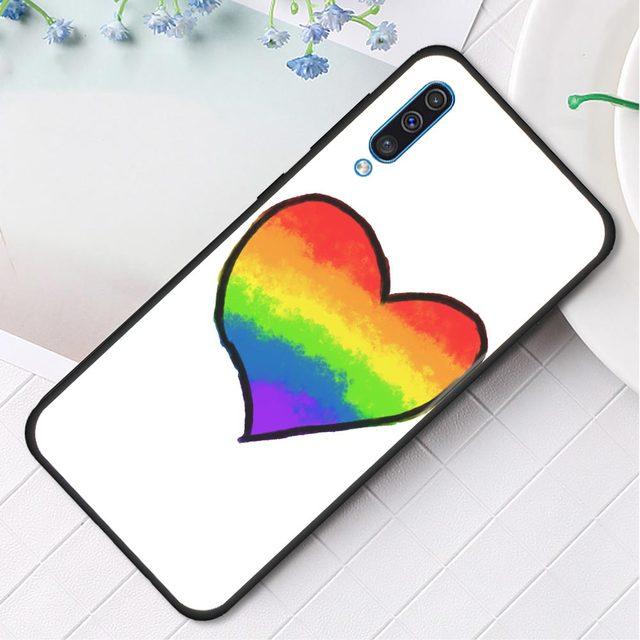 Case For Samsung Galaxy A50 A70 A10 A20e A30 A40 A20s A10s A10e A80 A90 A60 A30s Cover Shell Gay Lesbian Lgbt Rainbow Pride Art