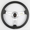 14-Inch Universal Racing Sportscar Steering Wheel - PU Material