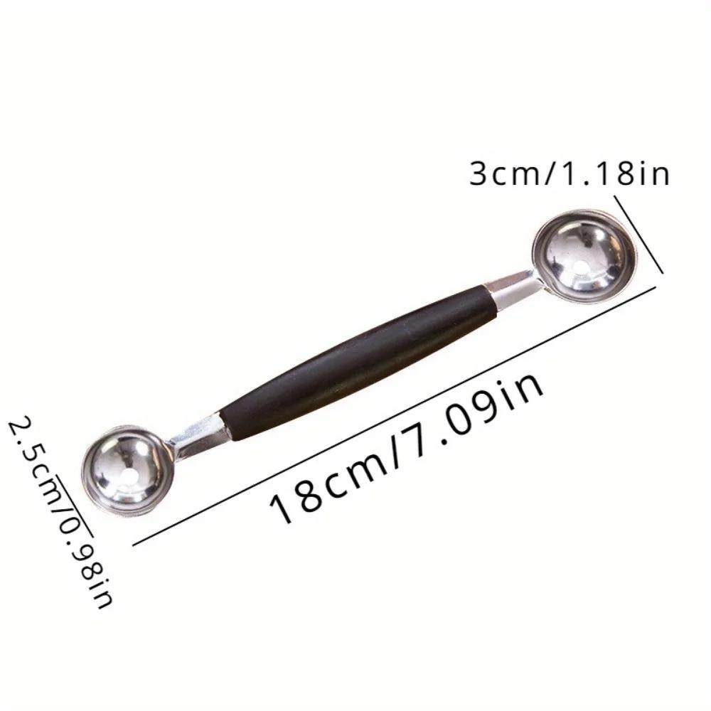 1 szt. łyżka do arbuza ze stali nierdzewnej, łyżka do owoców, wielofunkcyjna łyżka do lodów, narzędzie do owoców