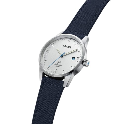 TRIWA HUMANIUM TIME FOR PIECE HU39LB-CL080712 Men's & Women's Unisex Watch with Recycled Canvas Strap, Officially Imported, Swedish Scandinavian Desig