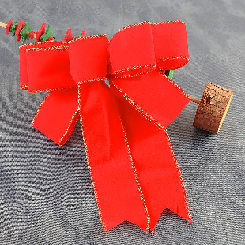 (1PCS/bag)Size 21.33x24.85CM Christmas Bow Venue Decoration Christmas Tree Matching Design New Year Celebration