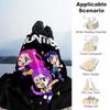 1pc Blanket Kpop Hunter12 Print Design, Lightweight Blanket for Sofa, Bed- Soft &Warm, Gift for All Seasons like Christmas, Halloween