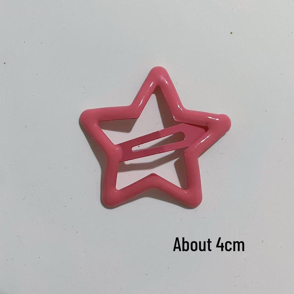 4cm Dopamine Star Hair Clip: Trendy Hairpin for Women & Babies 2025