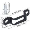 60pcs Adjustable Furniture Concealed Connector 2in 1 Cabinet Accessories  Furniture