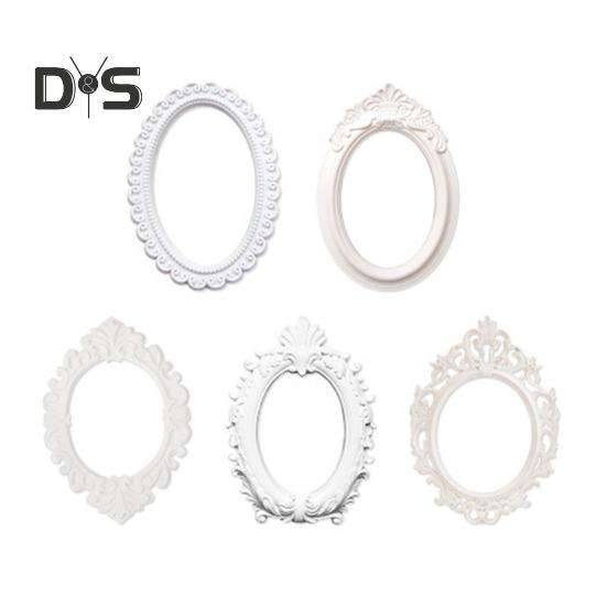 

5 шт. рельефные наклейки в стиле ретро с полым дизайном принадлежности для скрапбукинга рамки набор для самостоятельного изготовления кружева рамка для фотографий A
