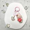 Cartoon Cute Flocking Mini Love Labu Labu Mobile Phone Pendant School Bag Doll Keychain Gift