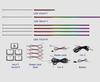 22 in 1/18 in 1/10 RGB Car Ambient Light Kit Fast Delivery Symphony Car LED Lamp with Optical Acrylic Strip for Car Interior