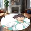 1pc Oikawa Tooru2 Design Printed Area Round Carpet for Bedroom Living Room Home Decor Rugs Mat Non Slip Mat Rug for Bedside