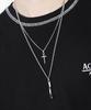 Acha Surgical Steel Mini Cross Pendant Necklace _ Silver