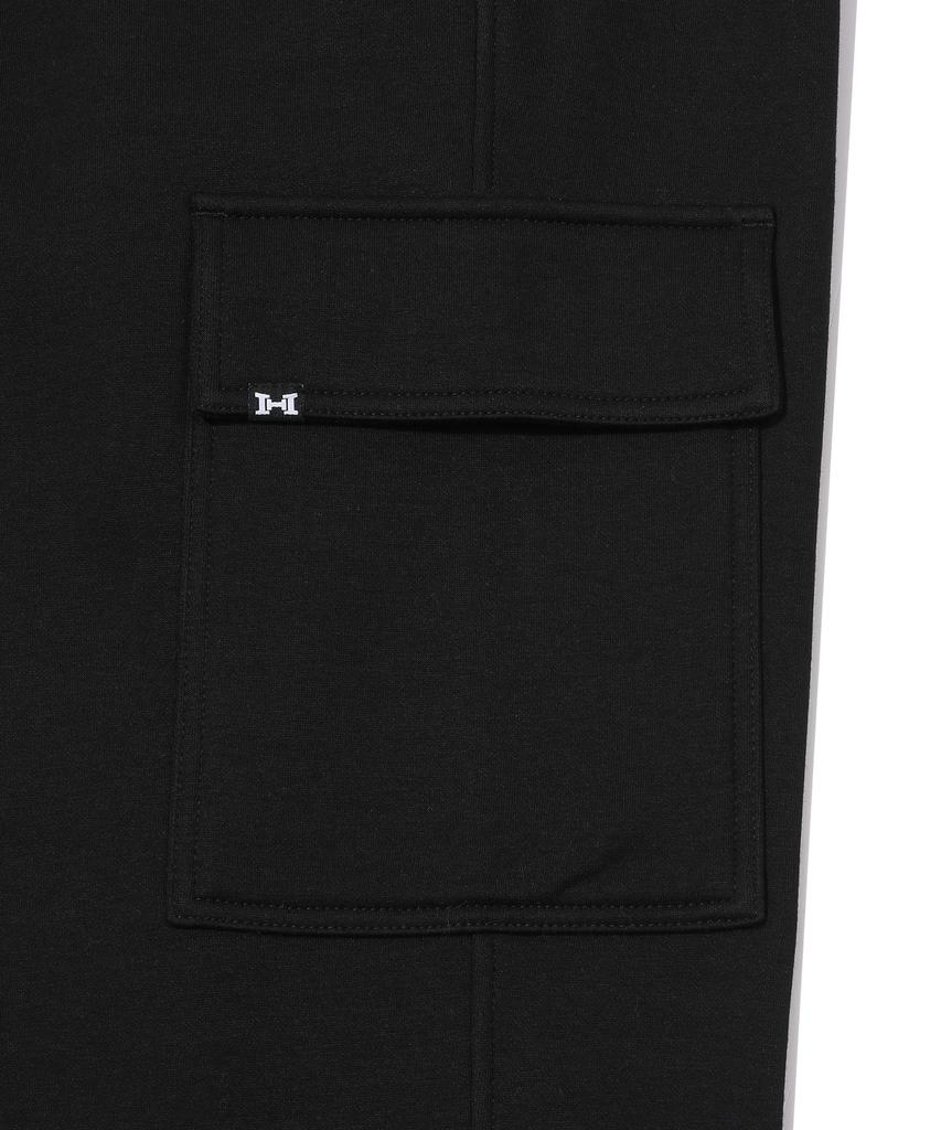 Hadeo Tech Fleece Cargo Jogger Pants (Black)