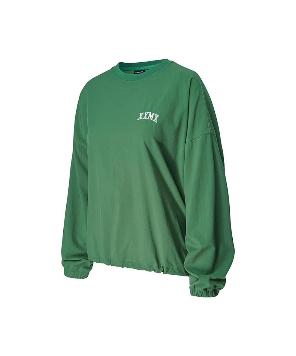 Xexymix Woven String Sweatshirt Forest Green Forest Green/L