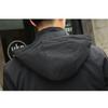 Men's Casual Business Parka with Detachable Hood and Thickened Coat