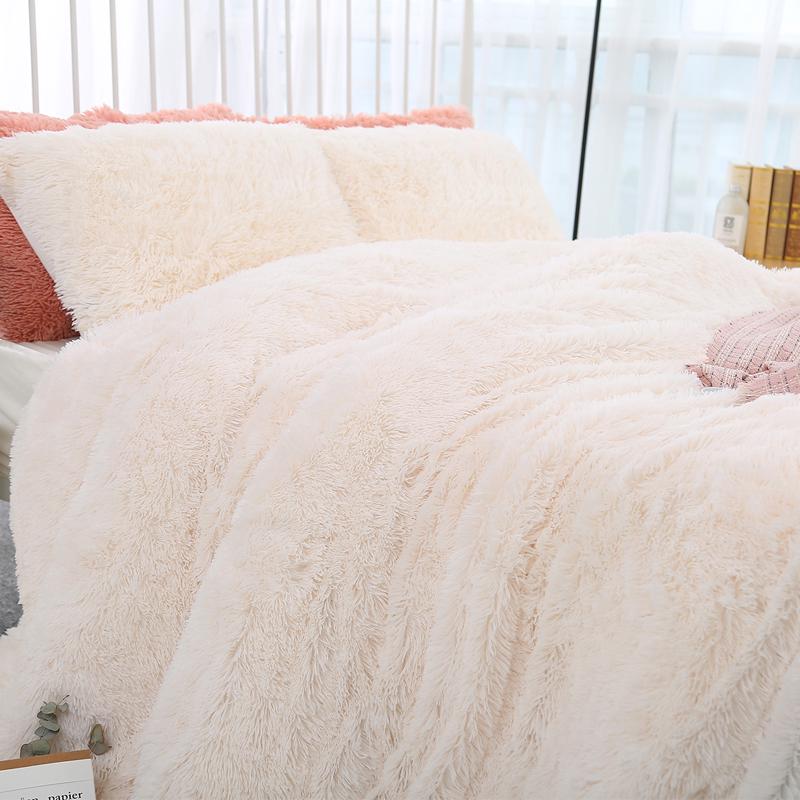 Buy Luxurious Plush Faux Fur Throws Bed Blankets Soft Cozy Warm Fluffy