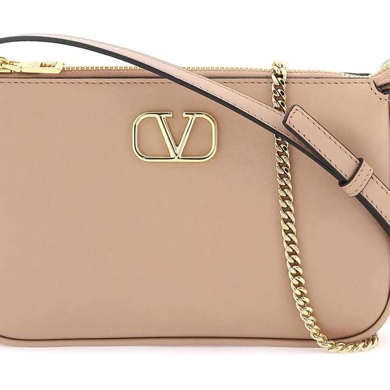 Valentino Vlogo Logo Mini Shoulder Crossbody Bag Women Handbags Neutral 4W2P0AA9MIMGF9