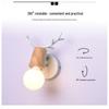 Vintage Deer Antler Wood & Iron LED Wall Lamp for Modern Interiors