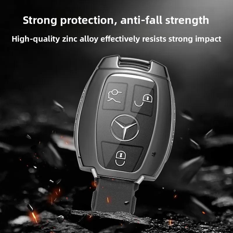 Car Key Case Cover Shell Fob For Mercedes Benz W205 W213 W204 W176 W212 W177 GLC CLA AMG A B C E S G Class Accessories IJ1