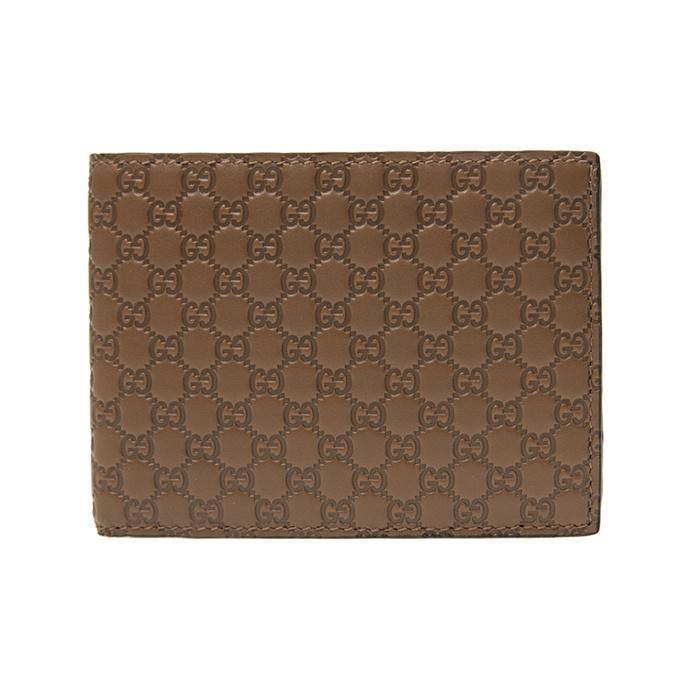 

Gucci GG Embossed Bi-Fold Wallet Brown Leather Card Holder Billfold for Men Daily Business 278596-BMJ1N-2527 Basic Set (Bag+Dust Bag)