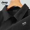 JEEP SPIRIT Herren Waffelstrick Langarm Poloshirt