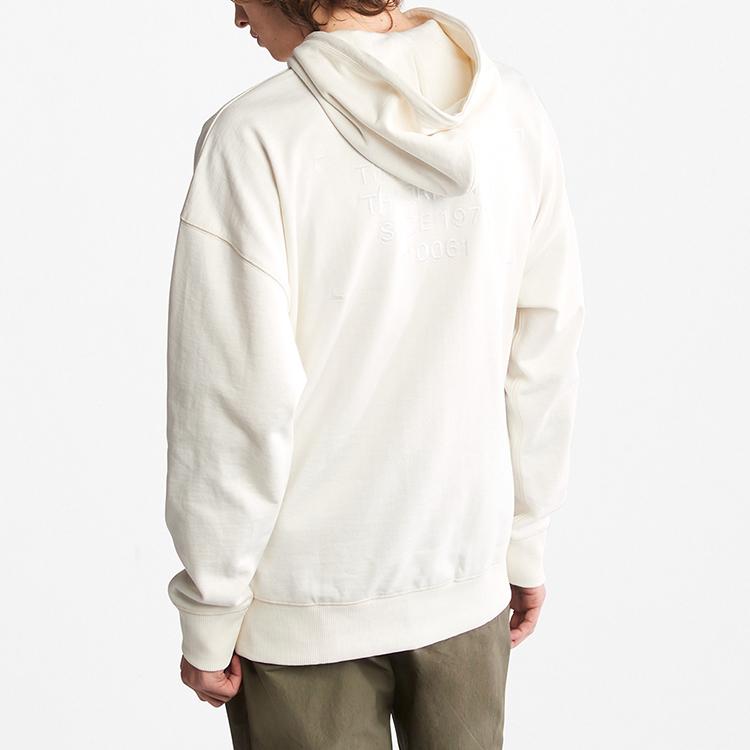 Timberland Embroidered Logo Solid Color Hoodie Men Hoodies Vintage-White A28WZ-CM9