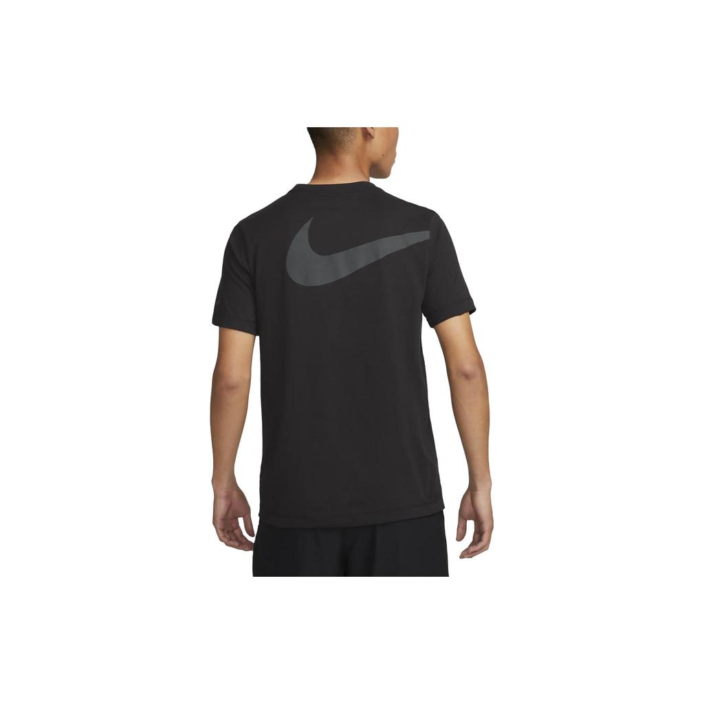 Nike T Shirts Men's Black Crew Neck Moderate Straight Fit FJ5271-010