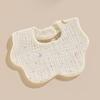 Round Children's Cartoon Cotton Bibs - Six-Layer, Spring/Summer