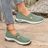 Women's 2025 Autumn Breathable Old Beijing Cloth Shoes for Middle-aged and Elderly - Large Size