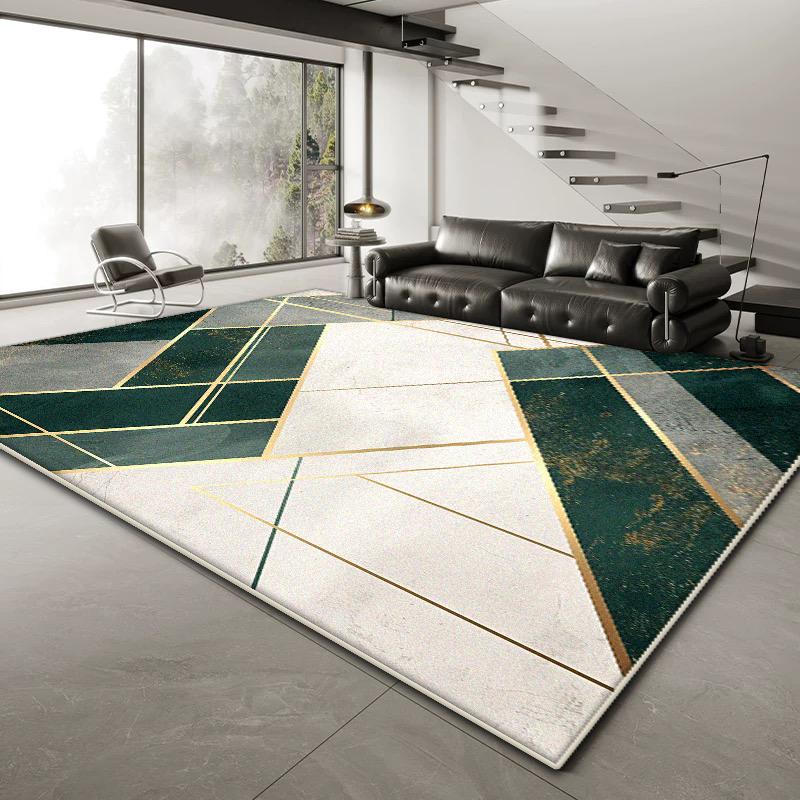 Tappeti Geometrici Nordici Grandi per Decorazione Soggiorno Casa Divano Tavolini da Caffè Tappeto 200x300 Camera da Letto Comodino Morbido Tappetino Antiscivolo